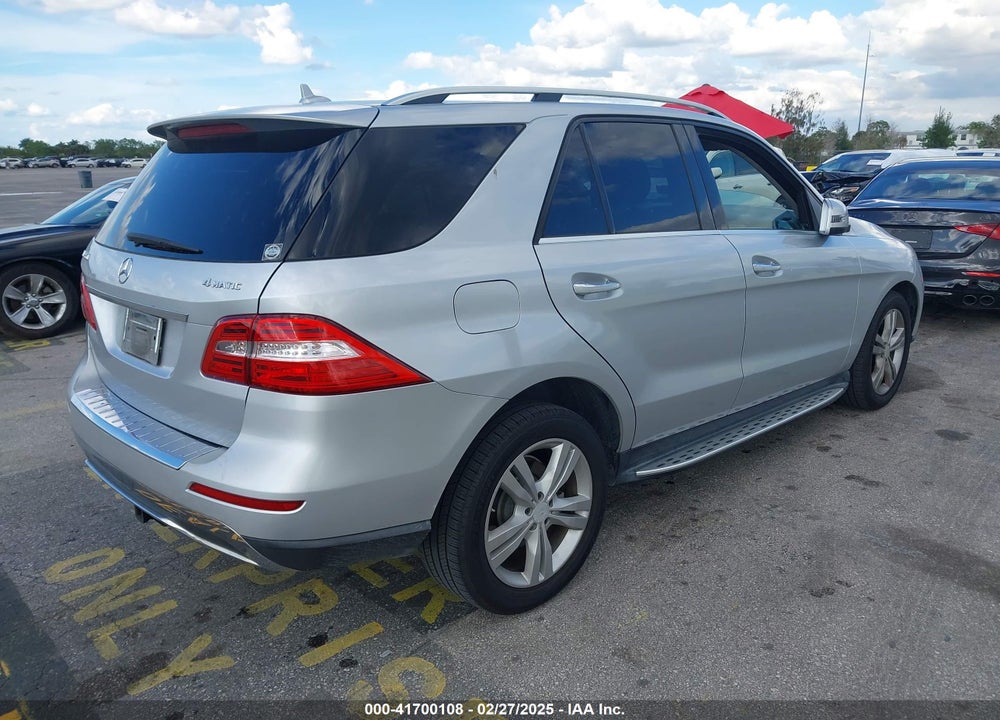 2013 MERCEDES-BENZ ML 350 VIN: 4JGDA5HBXDA124869