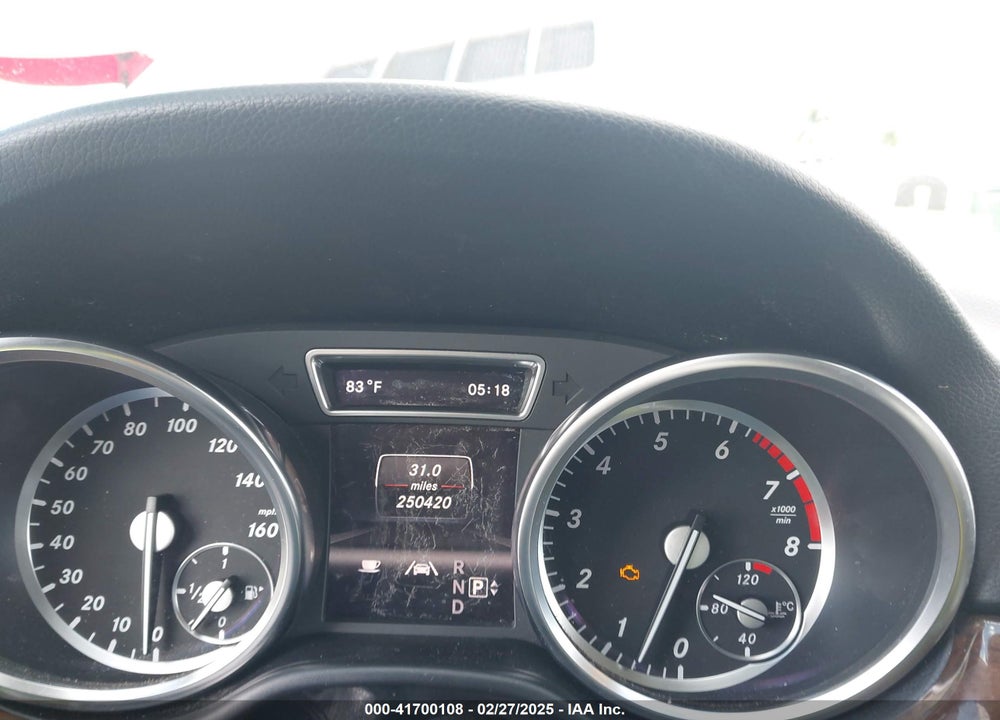 2013 MERCEDES-BENZ ML 350 VIN: 4JGDA5HBXDA124869