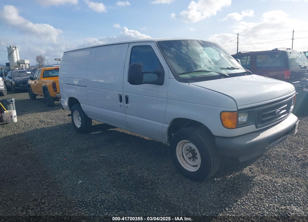 2007 FORD E-250 COMMERCIAL/RECREATIONAL VIN: 1FTNE24W97DA99597