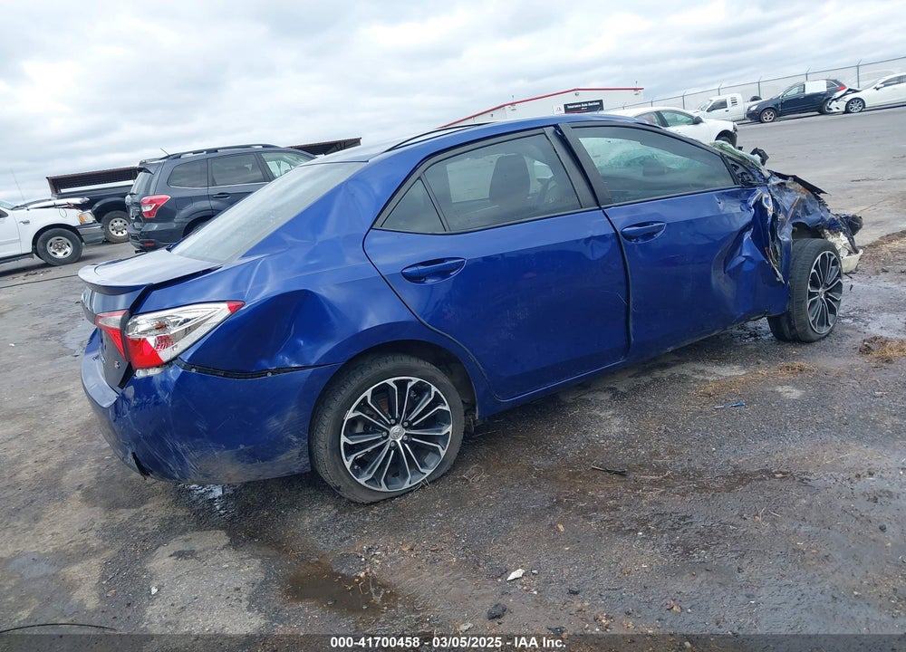 2016 TOYOTA COROLLA VIN: 2T1BURHE3GC610833