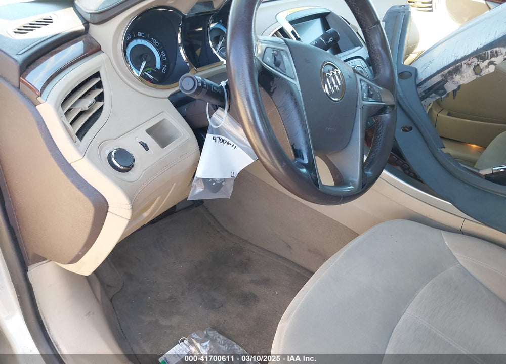2012 BUICK LACROSSE VIN: 1G4GB5ER0CF313091