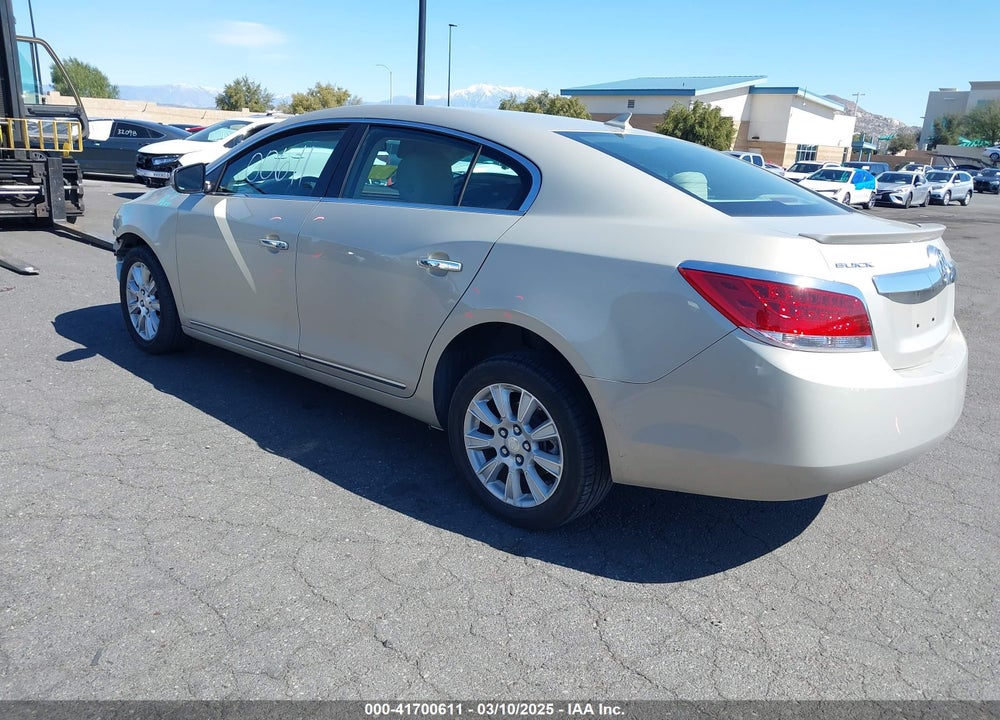 2012 BUICK LACROSSE VIN: 1G4GB5ER0CF313091