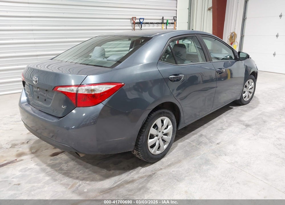 2014 TOYOTA COROLLA LE VIN: 2T1BURHE5EC215484