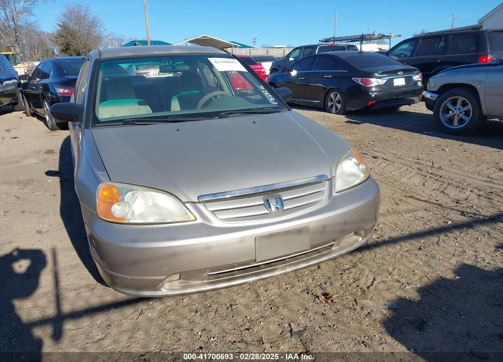 2002 HONDA CIVIC LX VIN: 1HGES16542L034986