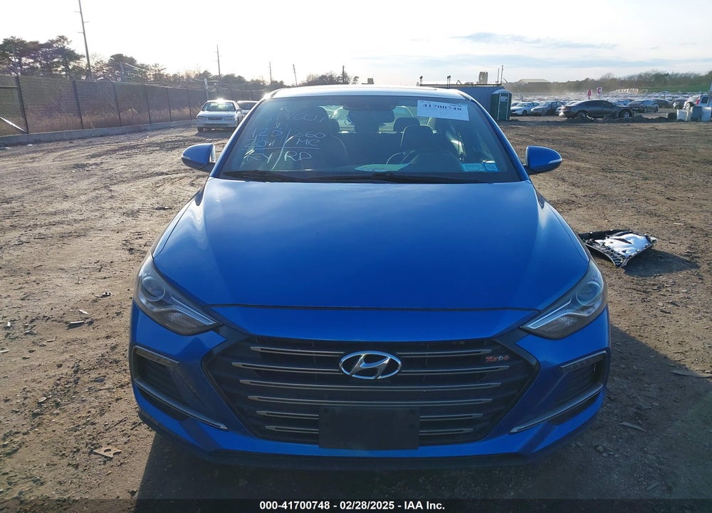 2017 HYUNDAI ELANTRA VIN: KMHD04LB9HU358493