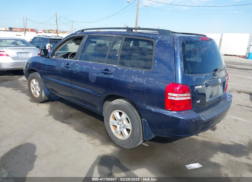 2002 TOYOTA HIGHLANDER V6 VIN: JTEGF21AX20045168