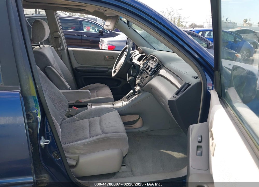 2002 TOYOTA HIGHLANDER V6 VIN: JTEGF21AX20045168