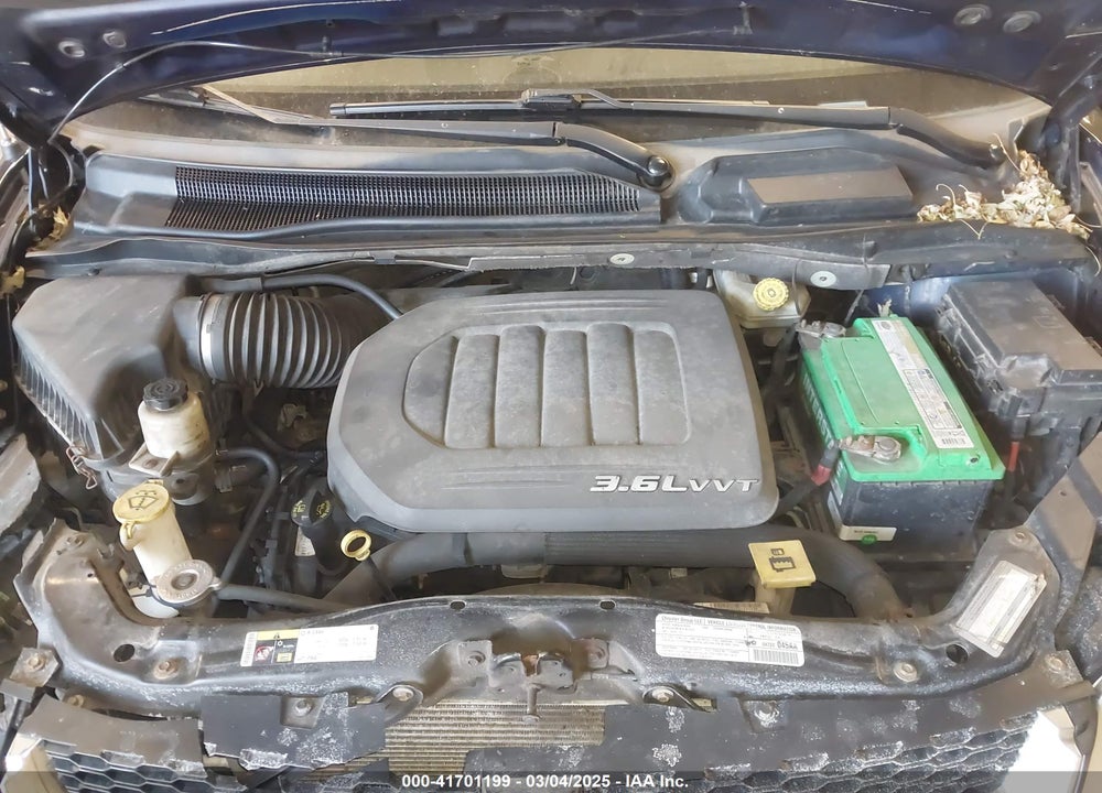2013 DODGE GRAND CARAVAN VIN: 2C4RDGBG6DR601455