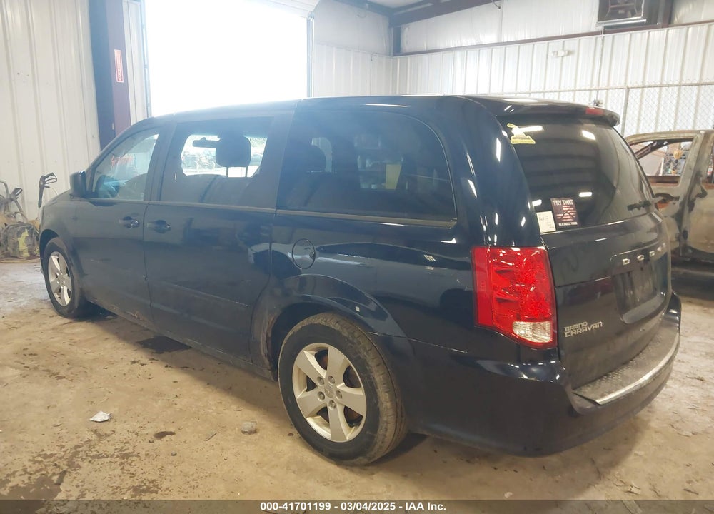 2013 DODGE GRAND CARAVAN VIN: 2C4RDGBG6DR601455