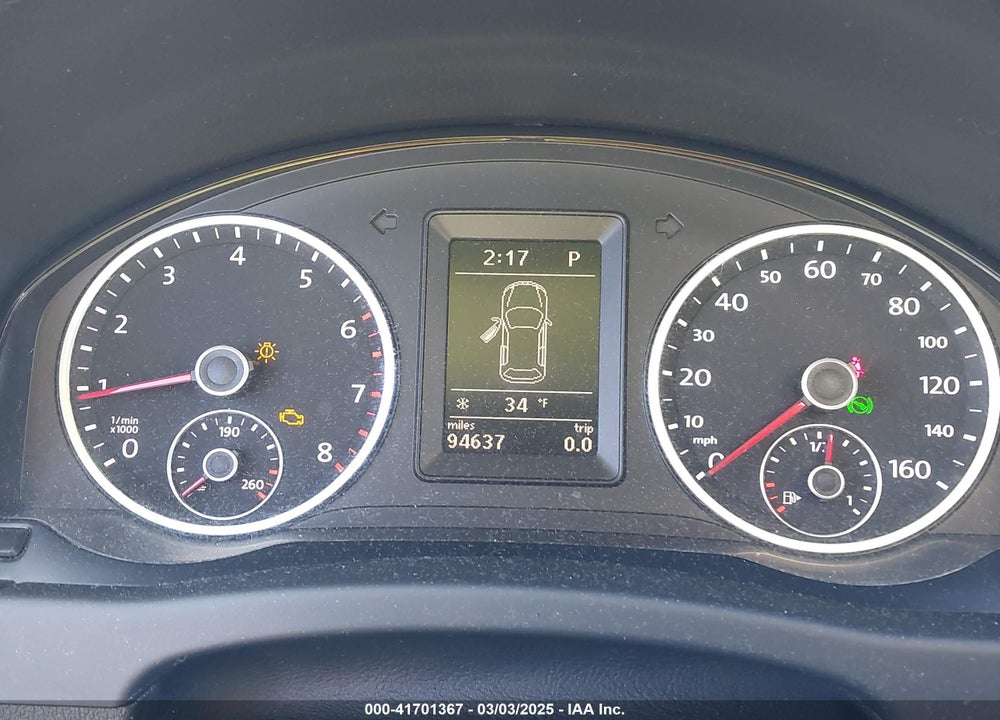 2012 VOLKSWAGEN TIGUAN VIN: WVGBV7AX8CW598785