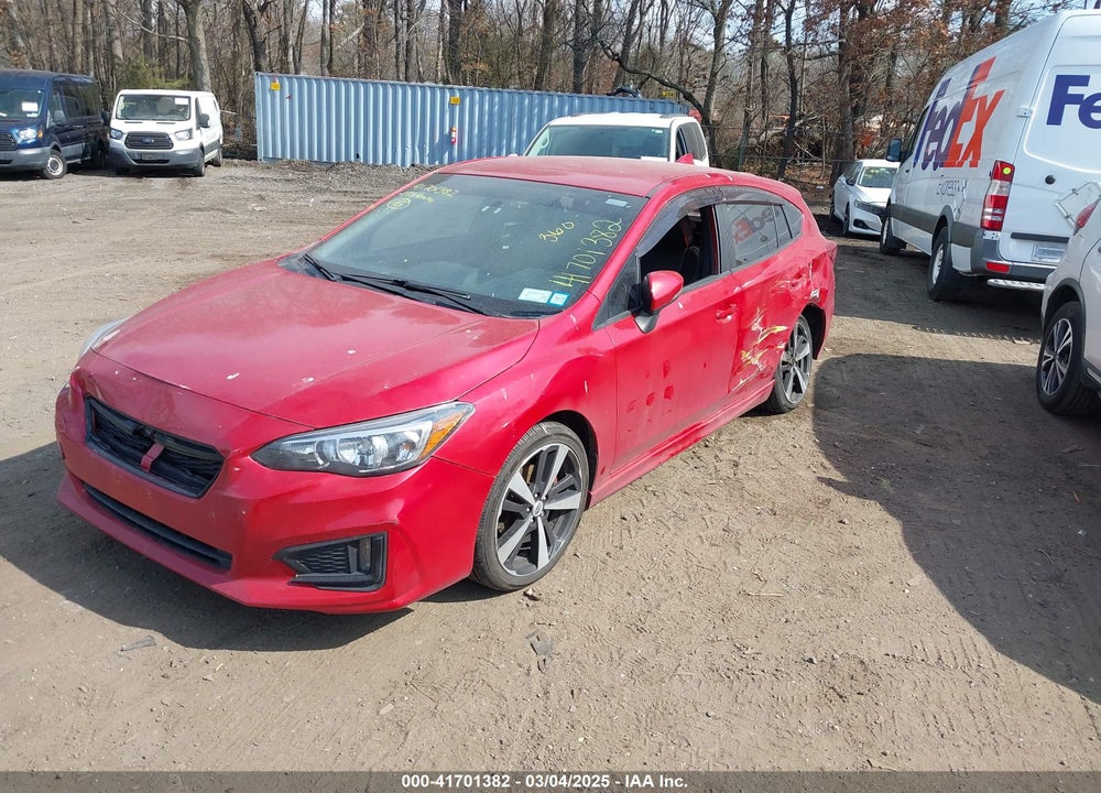 2017 SUBARU IMPREZA VIN: 4S3GTAK6XH3719652