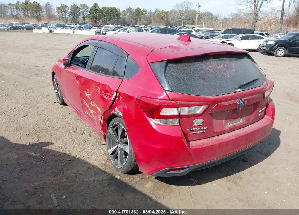 2017 SUBARU IMPREZA VIN: 4S3GTAK6XH3719652