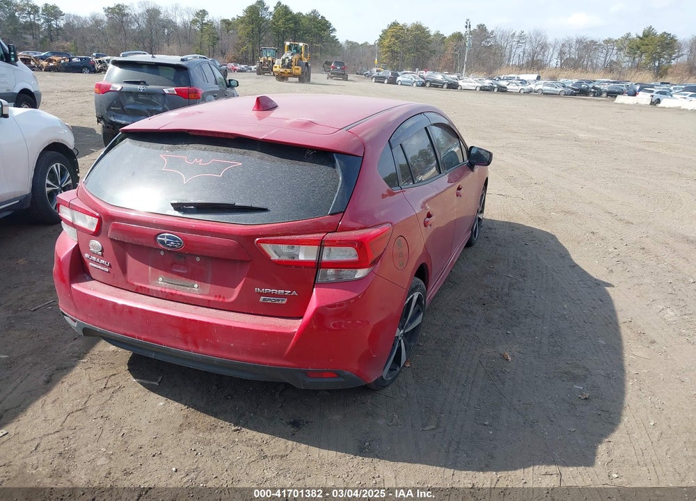 2017 SUBARU IMPREZA VIN: 4S3GTAK6XH3719652