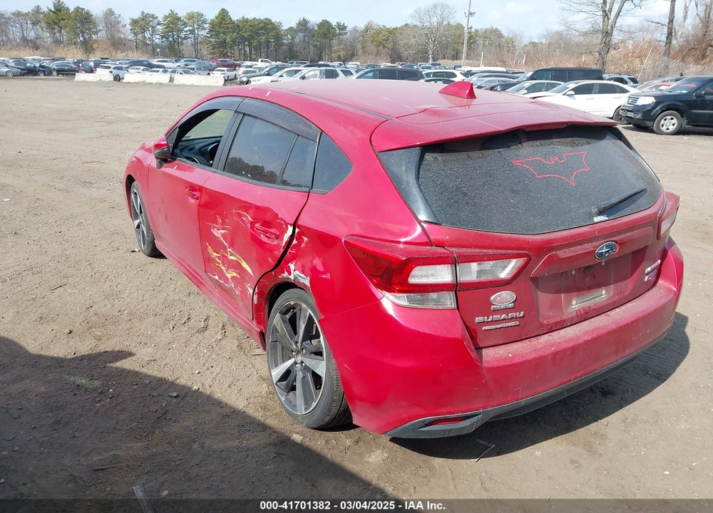 2017 SUBARU IMPREZA VIN: 4S3GTAK6XH3719652