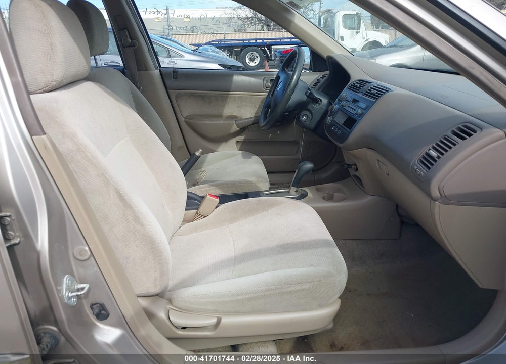 2001 HONDA CIVIC VIN: 2HGES16511H516794