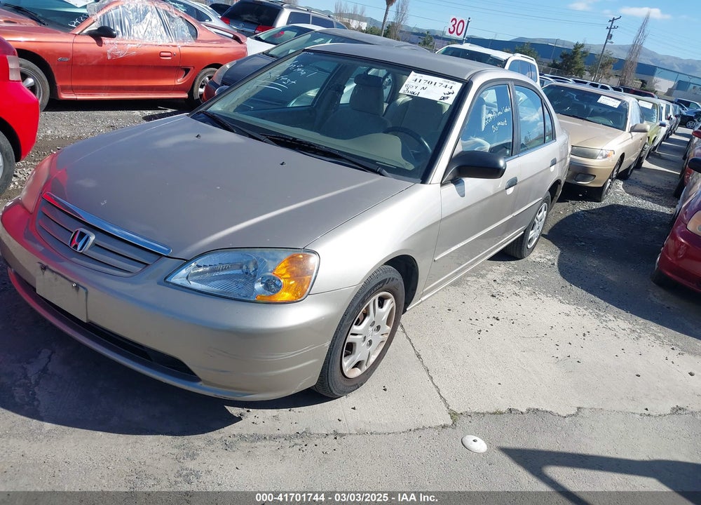 2001 HONDA CIVIC VIN: 2HGES16511H516794