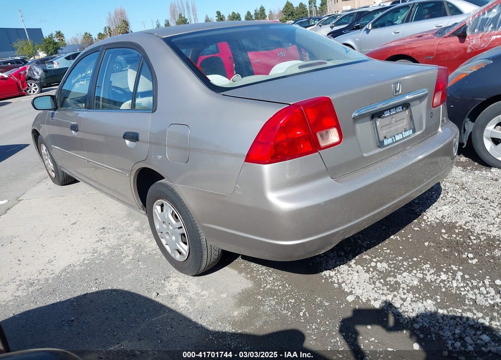 2001 HONDA CIVIC VIN: 2HGES16511H516794