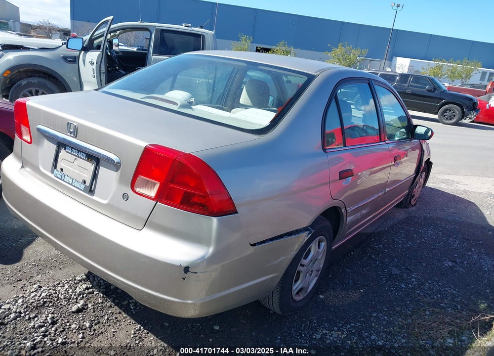 2001 HONDA CIVIC VIN: 2HGES16511H516794