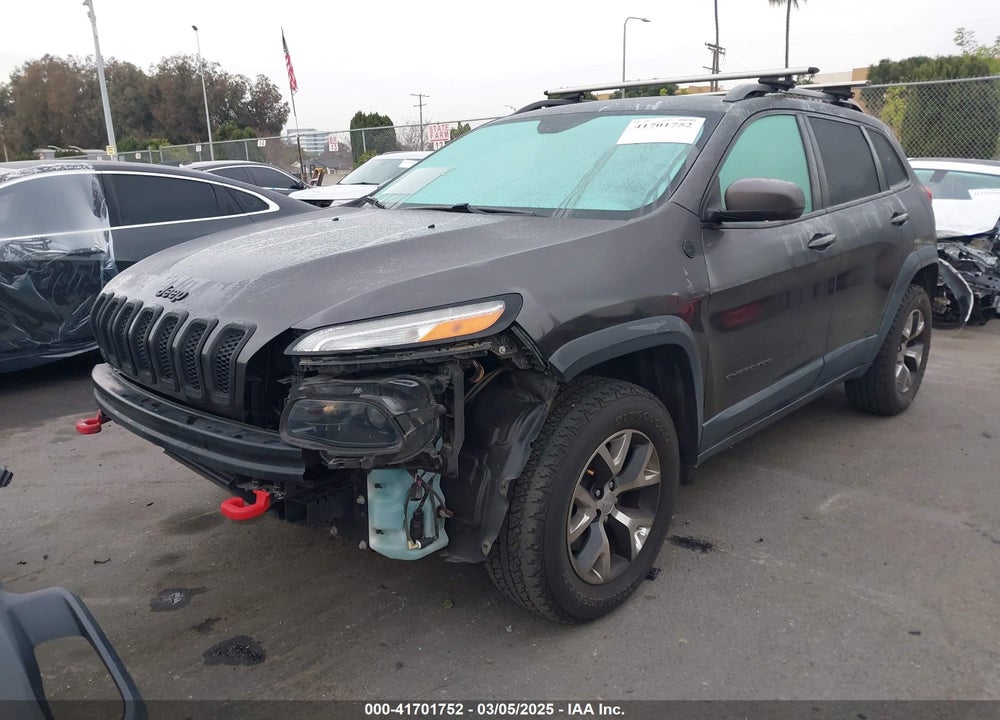 2015 JEEP CHEROKEE TRAILHAWK VIN: 1C4PJMBSXFW582308