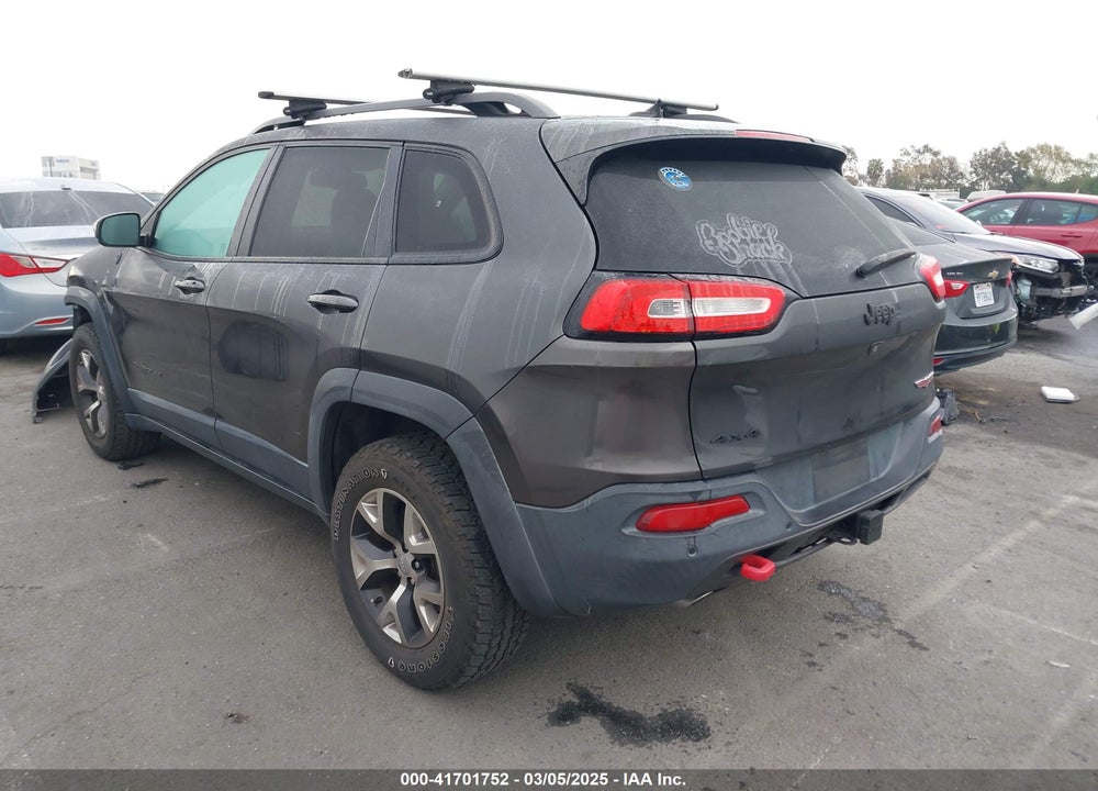 2015 JEEP CHEROKEE TRAILHAWK VIN: 1C4PJMBSXFW582308