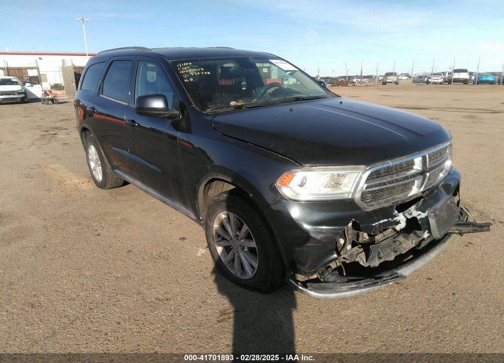 2014 DODGE DURANGO SXT VIN: 1C4RDJAG8EC972738