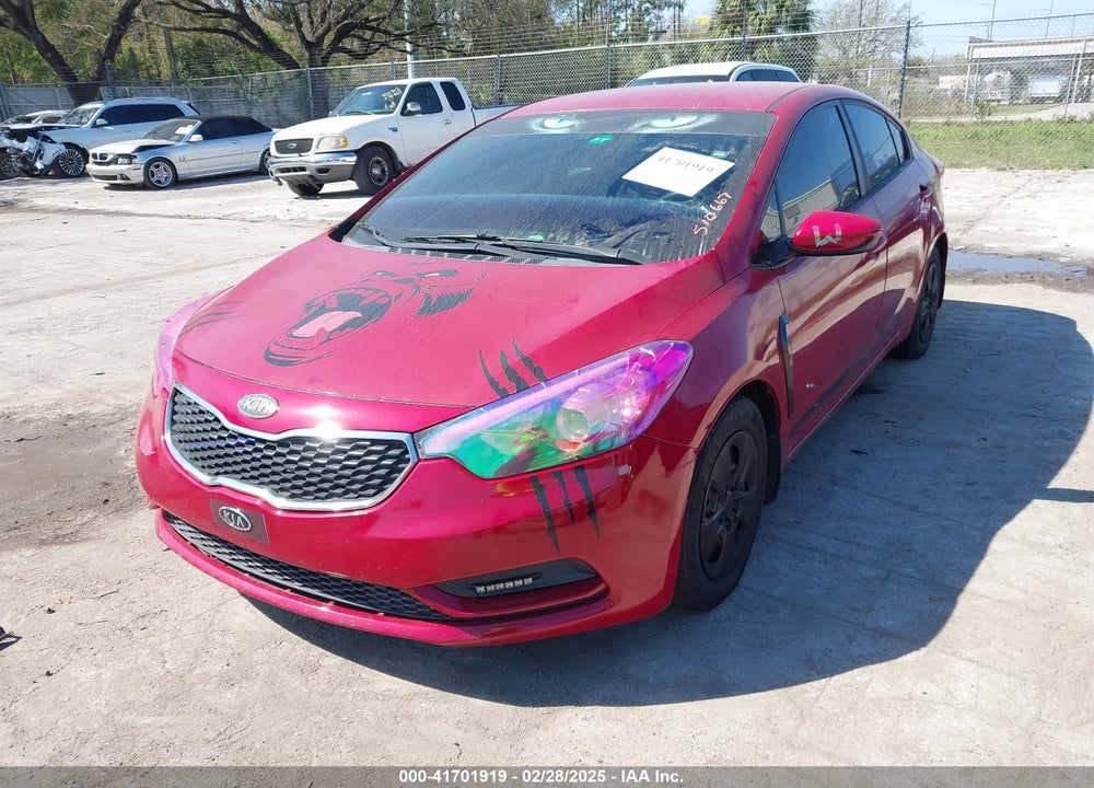 2016 KIA FORTE VIN: KNAFK4A66G5510667
