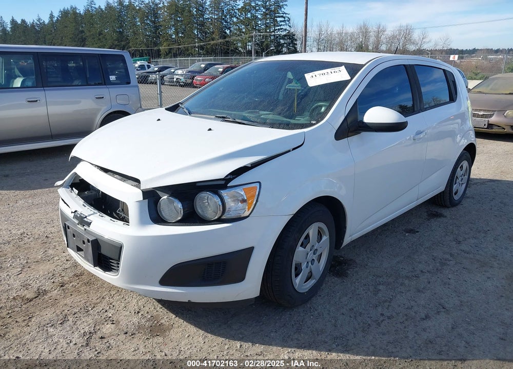 2013 CHEVROLET SONIC LS MANUAL VIN: 1G1JB6SG3D4152664