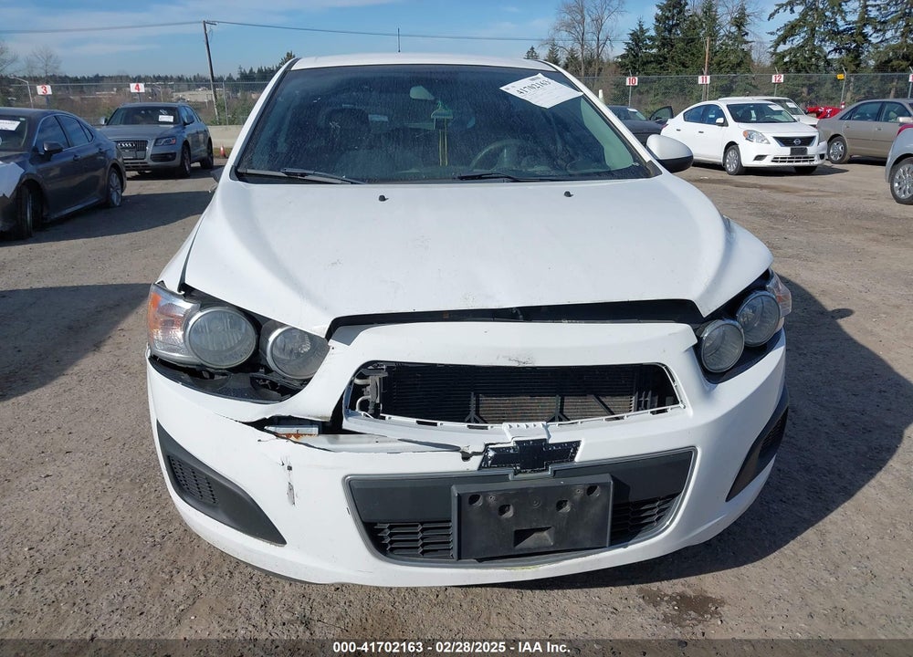 2013 CHEVROLET SONIC LS MANUAL VIN: 1G1JB6SG3D4152664