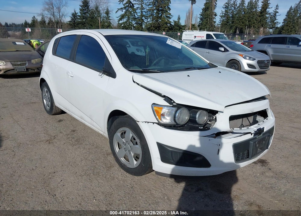 2013 CHEVROLET SONIC LS MANUAL VIN: 1G1JB6SG3D4152664