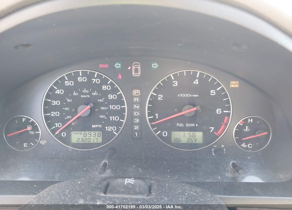 2004 SUBARU OUTBACK VIN: 4S3BH675447645107
