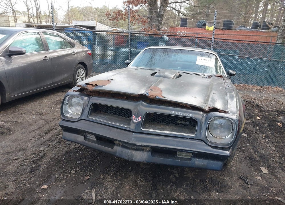 1976 PONTIAC TRANS AM VIN: 2W87Z6N590555