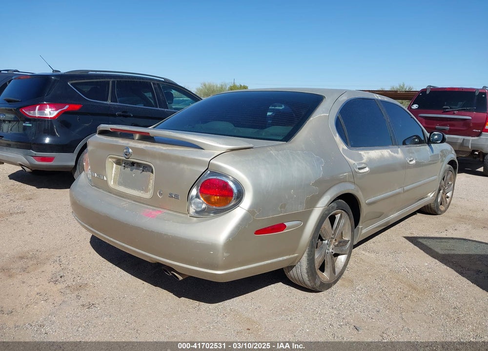 2002 NISSAN MAXIMA GLE/GXE/SE VIN: JN1DA31D52T424425