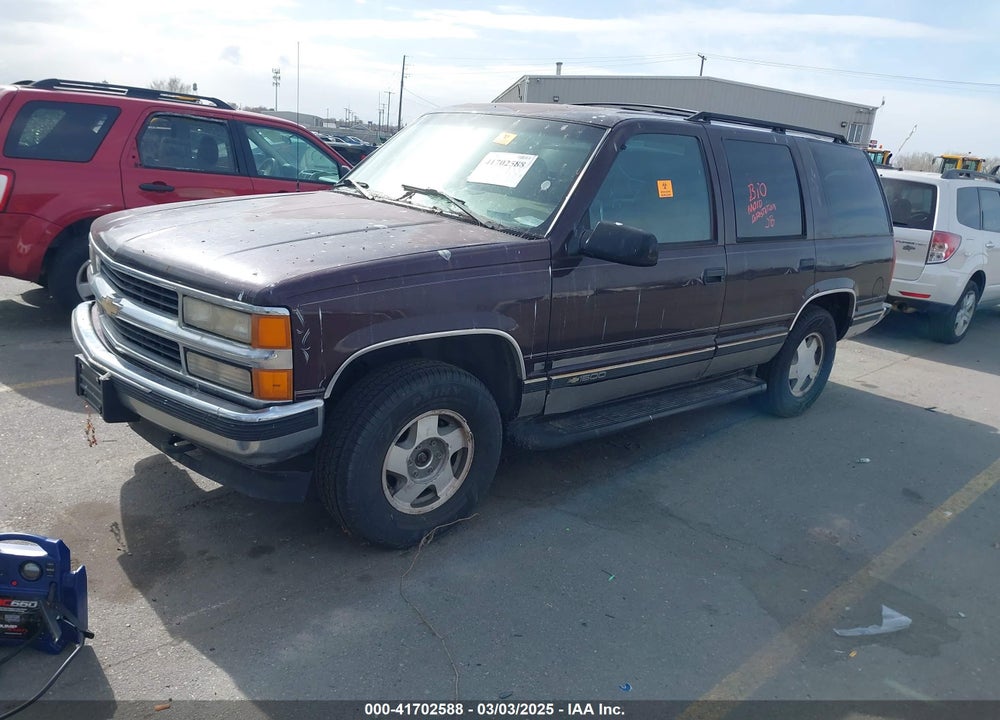 1996 CHEVROLET TAHOE K1500 VIN: 1GNEK13R3TJ397046