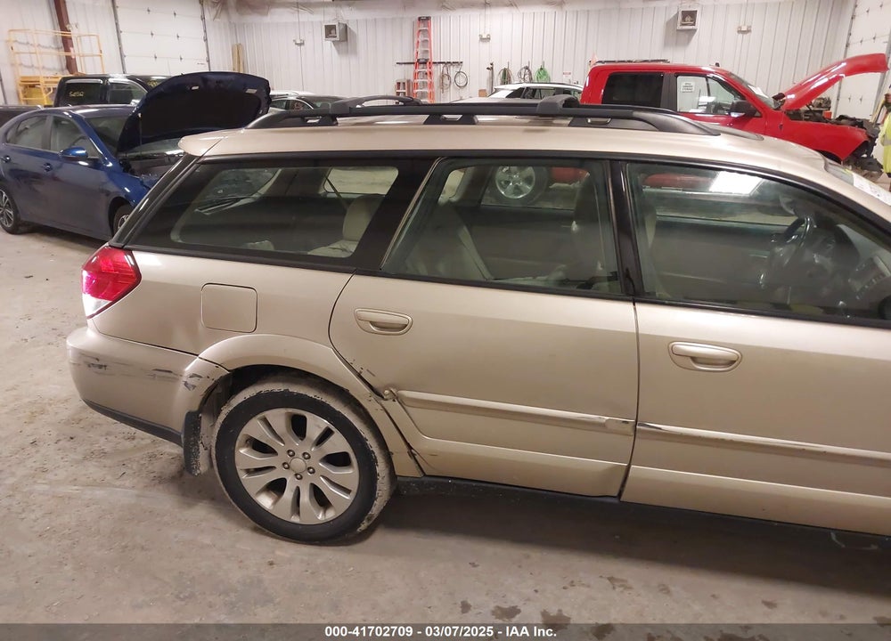 2008 SUBARU OUTBACK VIN: 4S4BP62C987353043