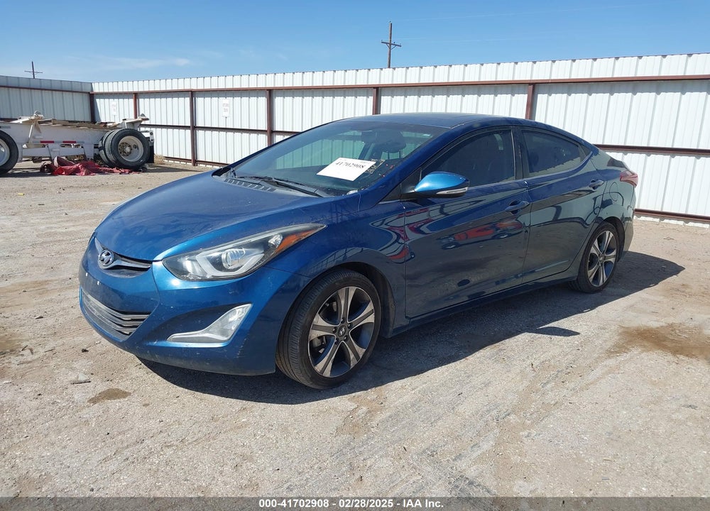 2014 HYUNDAI ELANTRA VIN: KMHDH4AH9EU072476