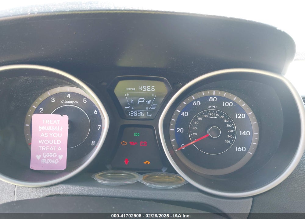 2014 HYUNDAI ELANTRA VIN: KMHDH4AH9EU072476