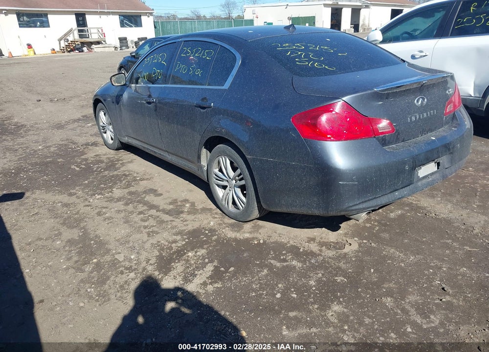 2010 INFINITI G37X VIN: JN1CV6AR4AM250918