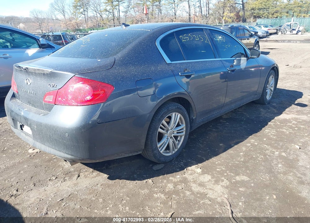 2010 INFINITI G37X VIN: JN1CV6AR4AM250918