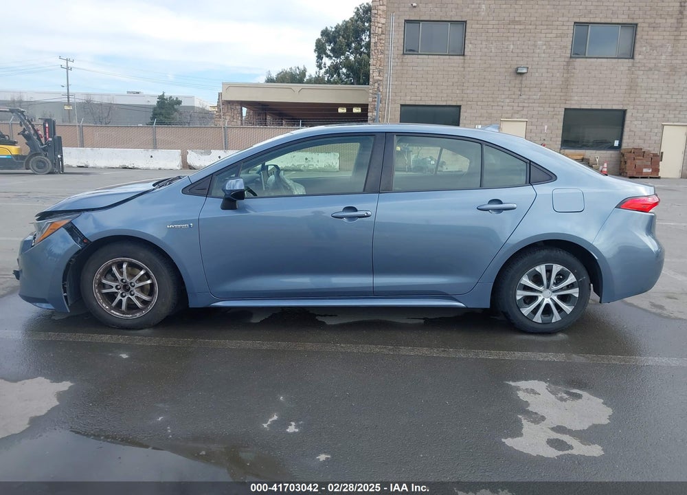 2021 TOYOTA COROLLA HYBRID LE VIN: JTDEAMDE6MJ027753
