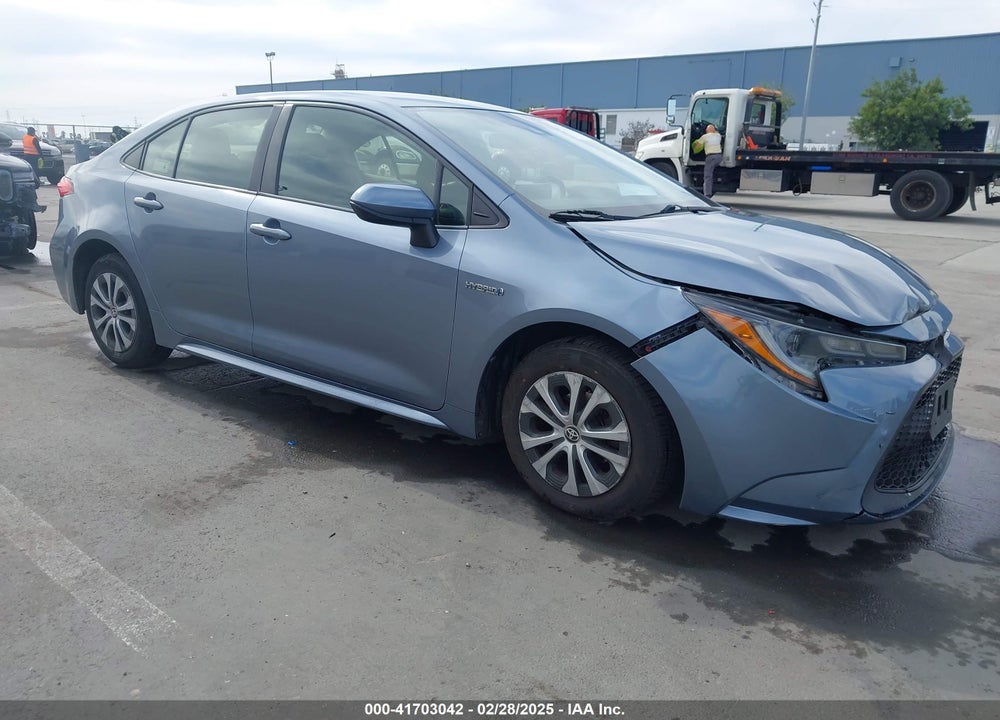 2021 TOYOTA COROLLA HYBRID LE VIN: JTDEAMDE6MJ027753
