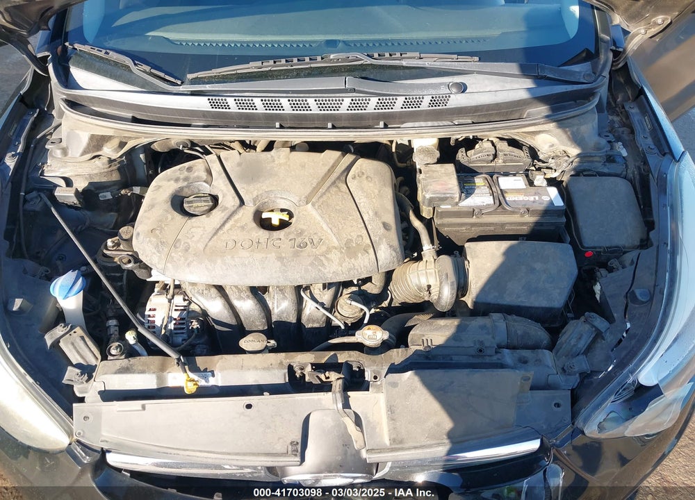 2016 HYUNDAI ELANTRA VIN: 5NPDH4AEXGH750823