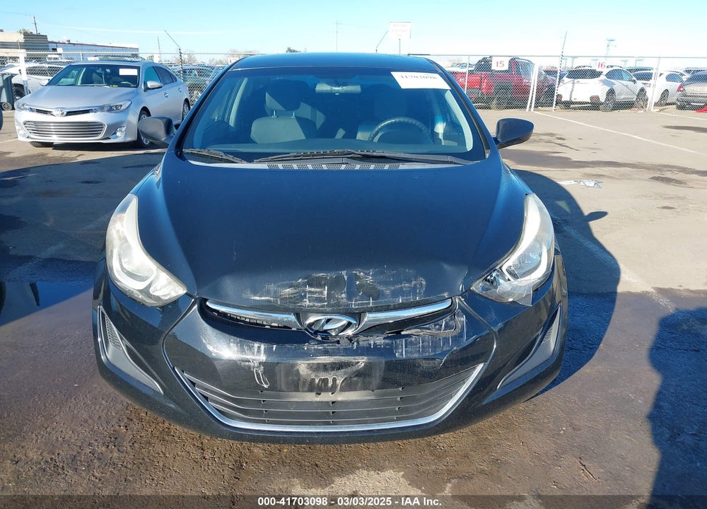 2016 HYUNDAI ELANTRA VIN: 5NPDH4AEXGH750823