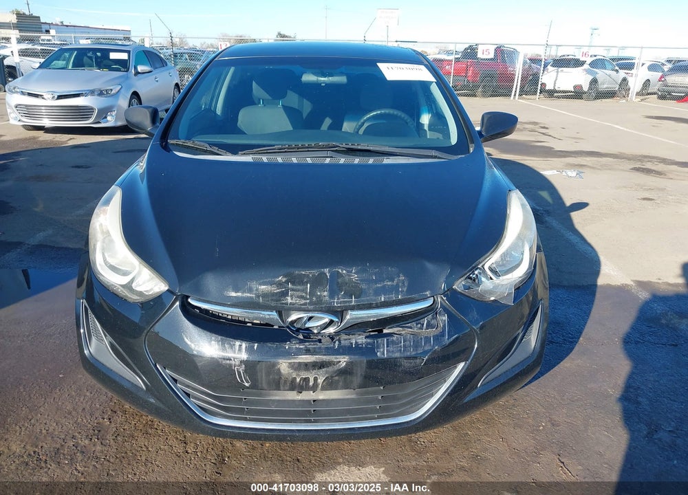 2016 HYUNDAI ELANTRA VIN: 5NPDH4AEXGH750823