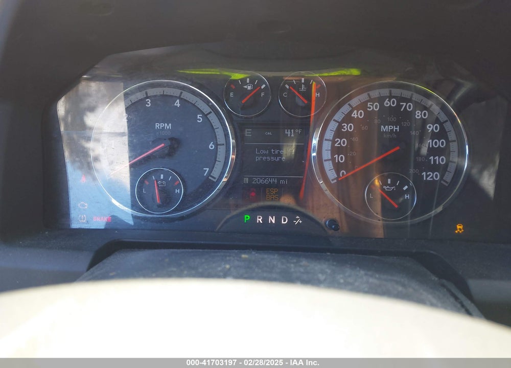 2009 DODGE RAM 1500 SLT/SPORT/TRX VIN: 1D3HV13T49S720877