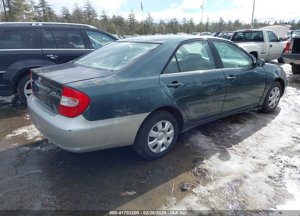 2002 TOYOTA CAMRY LE VIN: 4T1BE32K62U527199