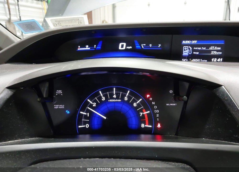 2012 HONDA CIVIC VIN: 2HGFB2F88CH320360