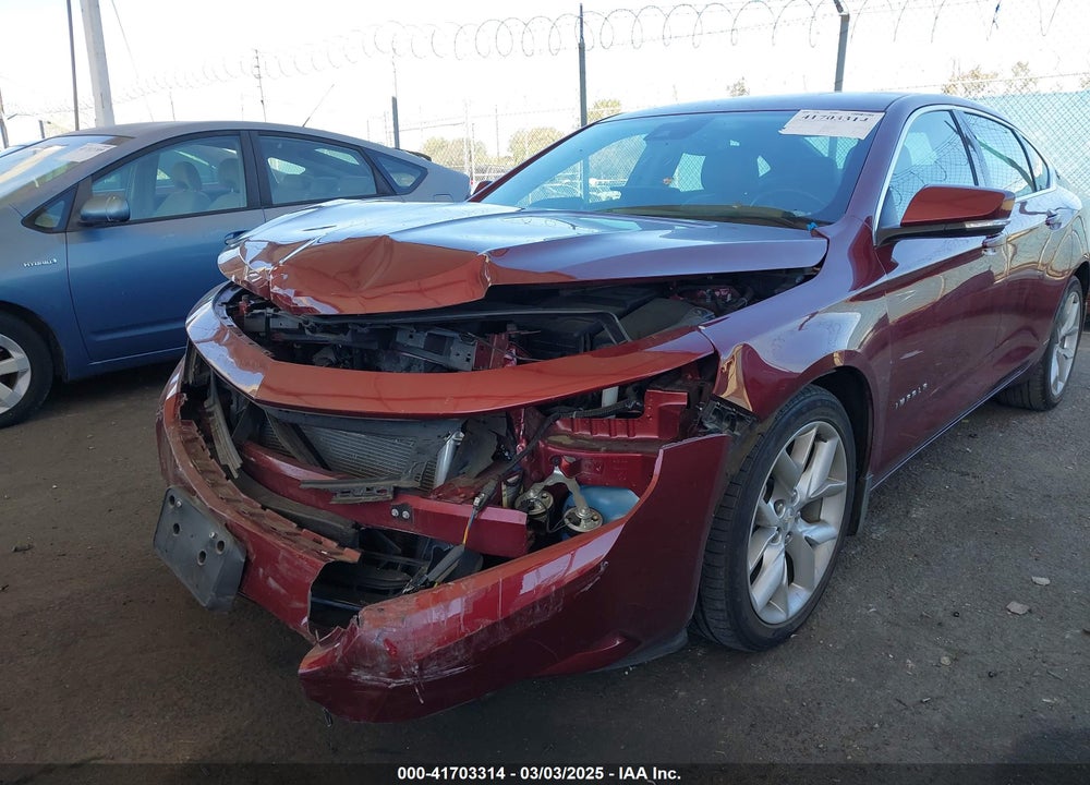 2016 CHEVROLET IMPALA VIN: 2G1115S39G9203337