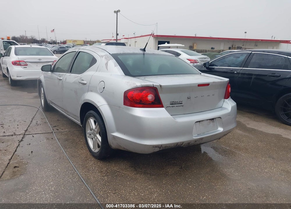 2011 DODGE AVENGER VIN: 1B3BD1FB6BN501476