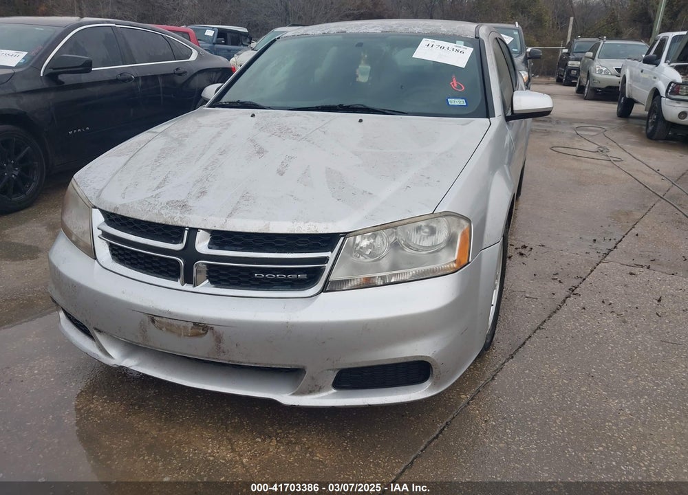 2011 DODGE AVENGER VIN: 1B3BD1FB6BN501476
