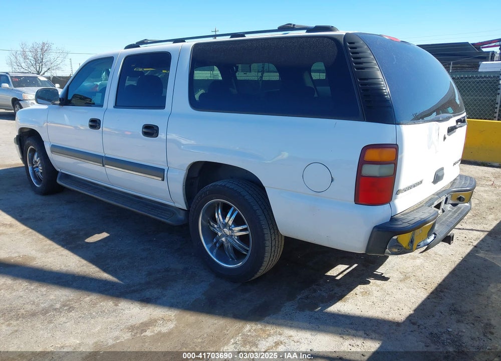 2003 CHEVROLET SUBURBAN 1500 LS VIN: 1GNFK16T93J221808